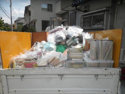 大阪市旭区内の不用品ゴミ片付け回収サービス