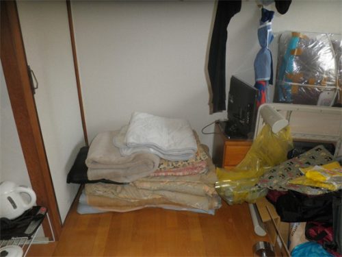 不要品の本が撤去され、整頓が進む京都市の汚部屋